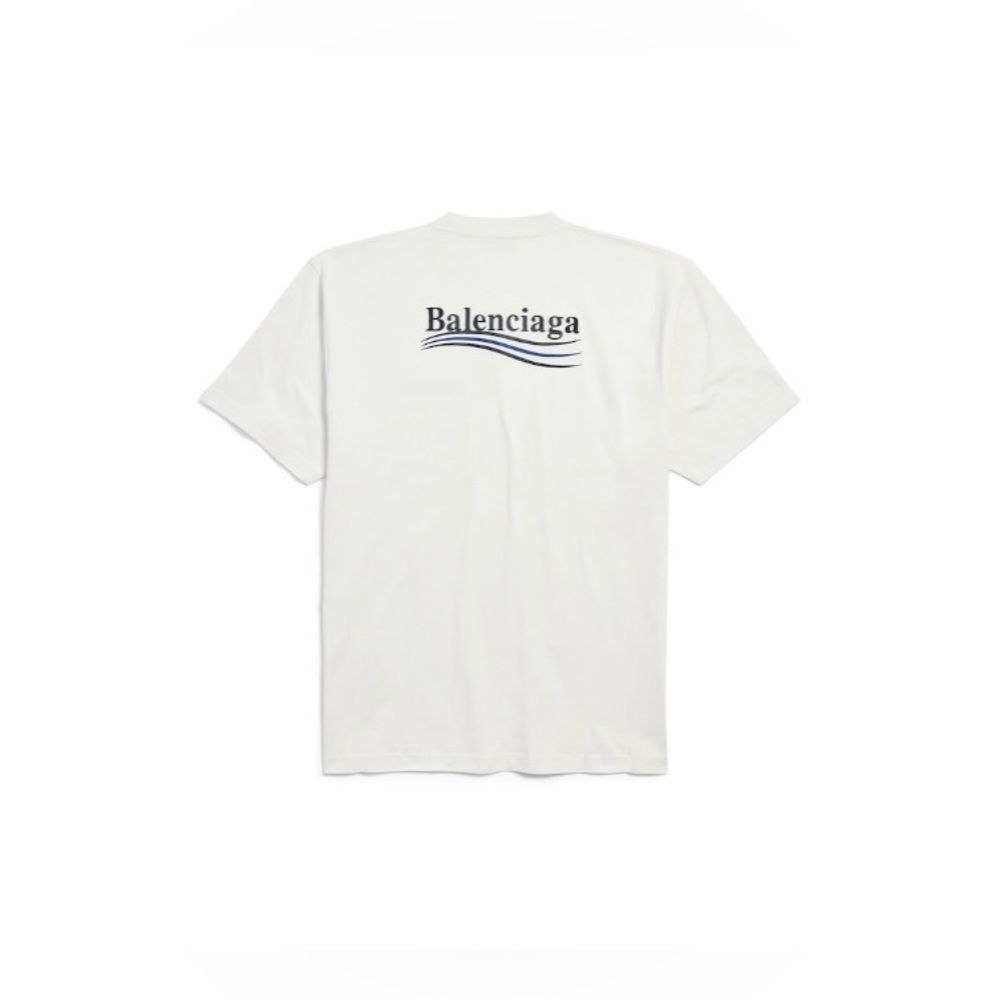 Brand New Balenciaga Authentic Political Campaign Large Fit T-shirt XS